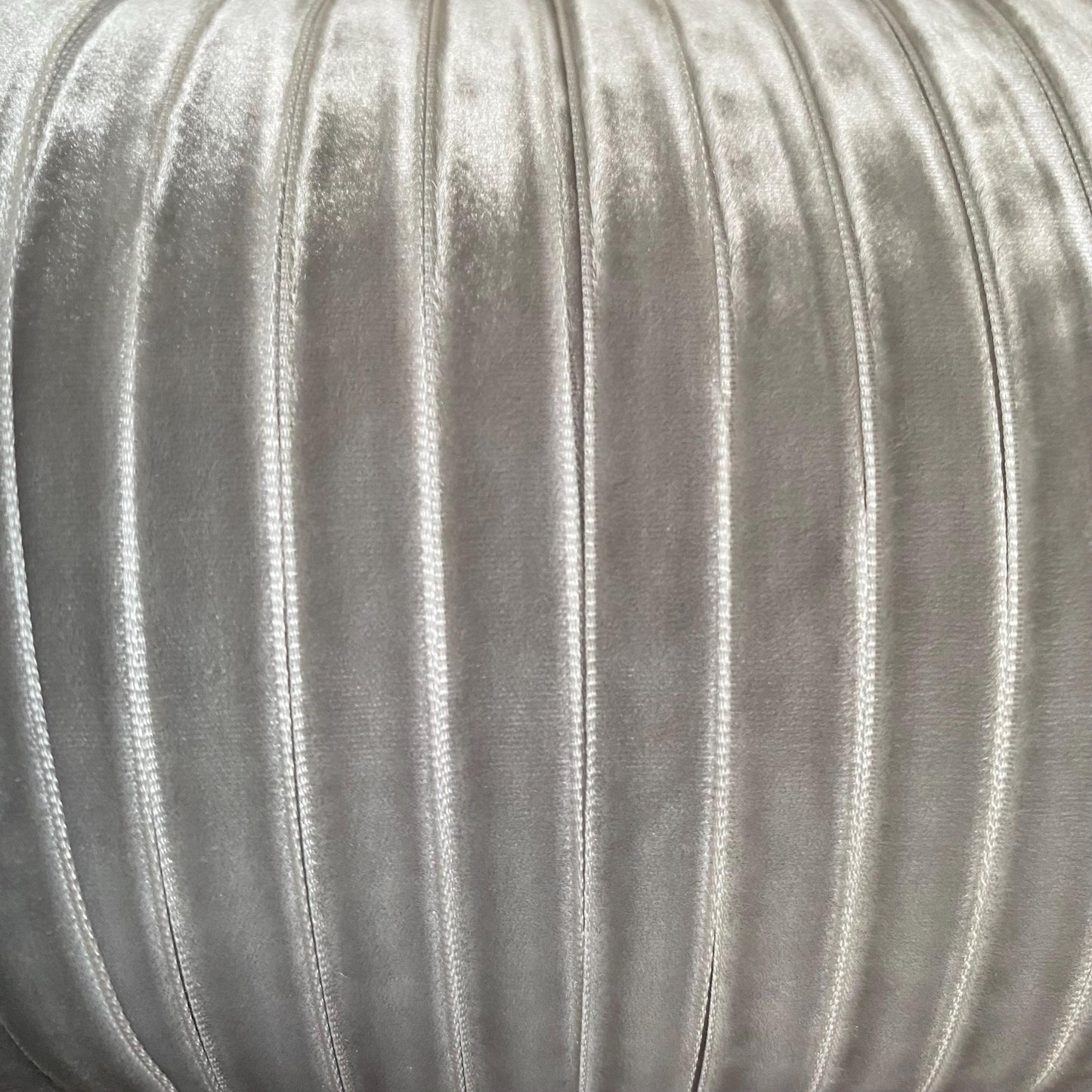 10mm silver velvet ribbon