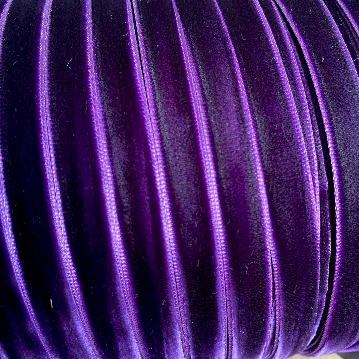 10mm purple velvet ribbon