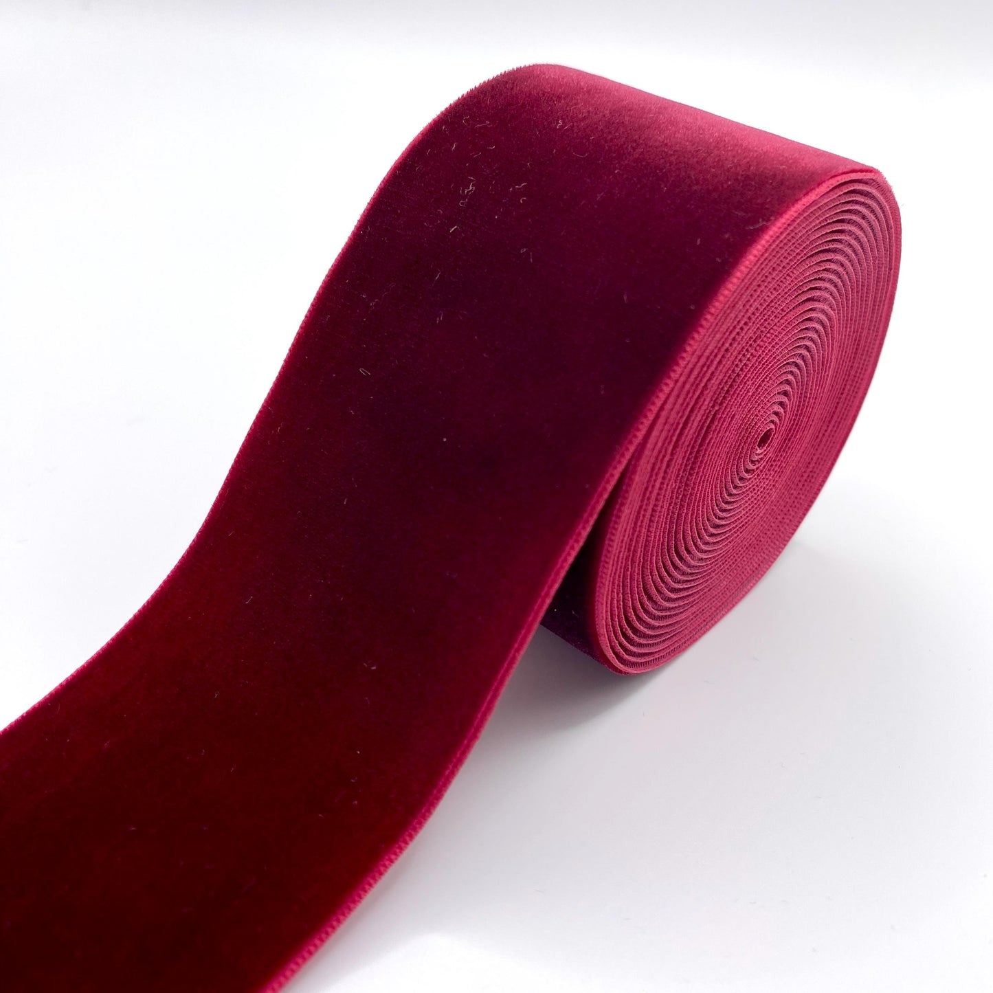 50mm Scarlet velvet ribbon