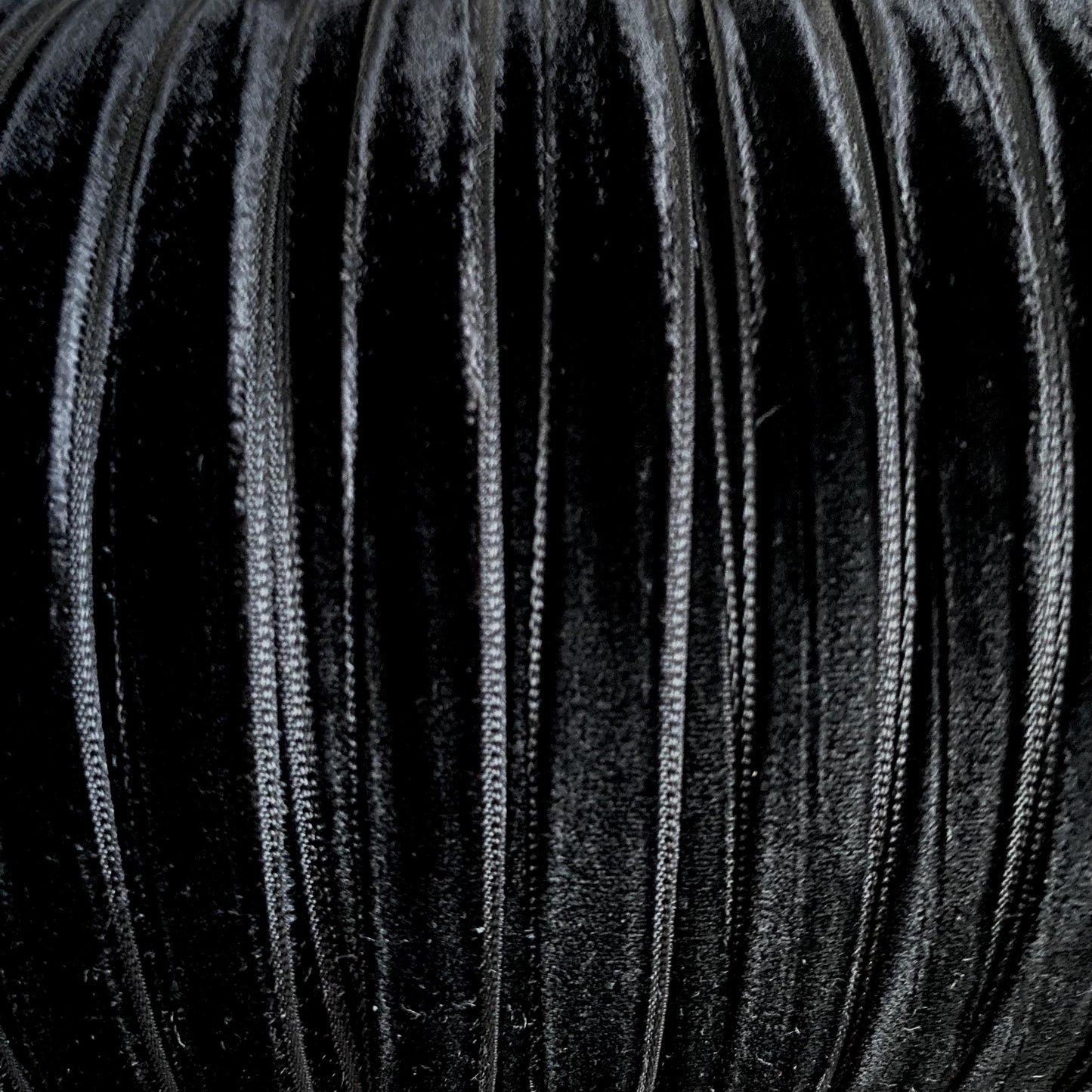 10mm black velvet ribbon