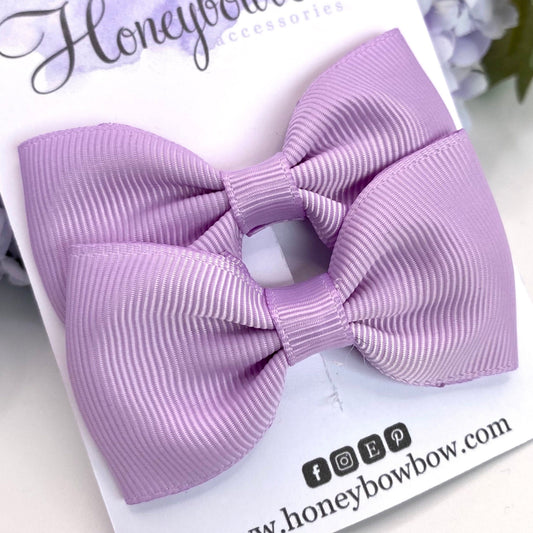 3 inch Light orchid classic bows