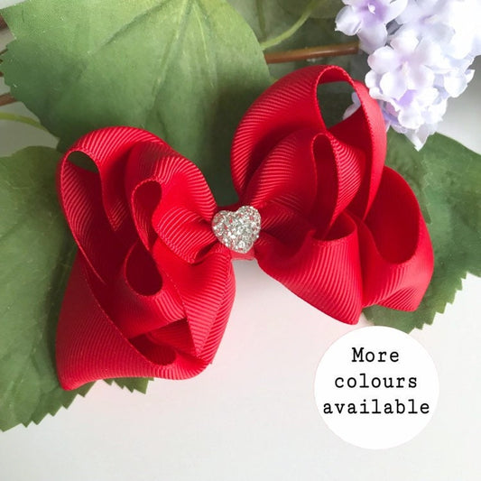 ALL COLOURS 4.5 inch double bowtique bow