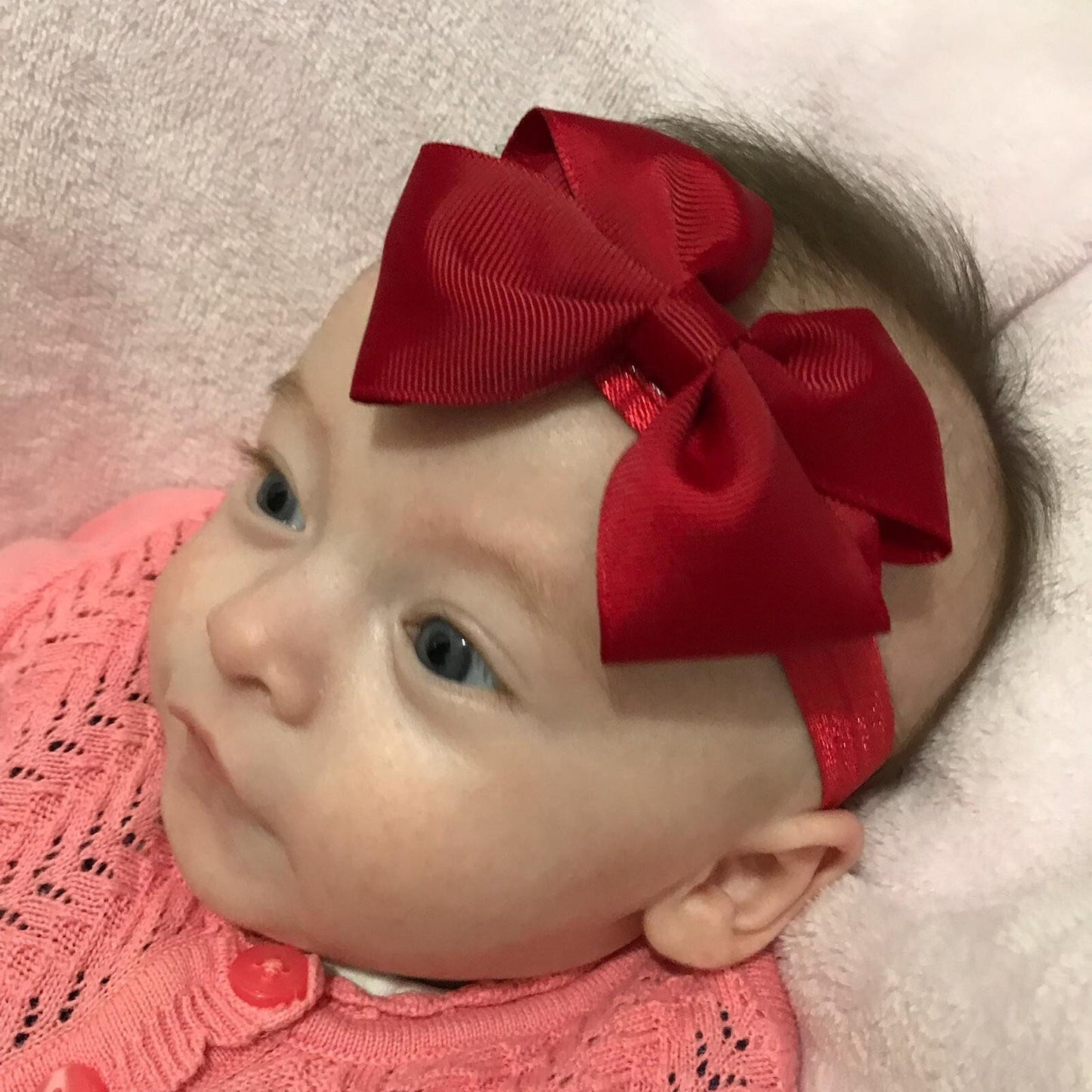 ALL COLOURS 3.5 inch tux bow baby headband