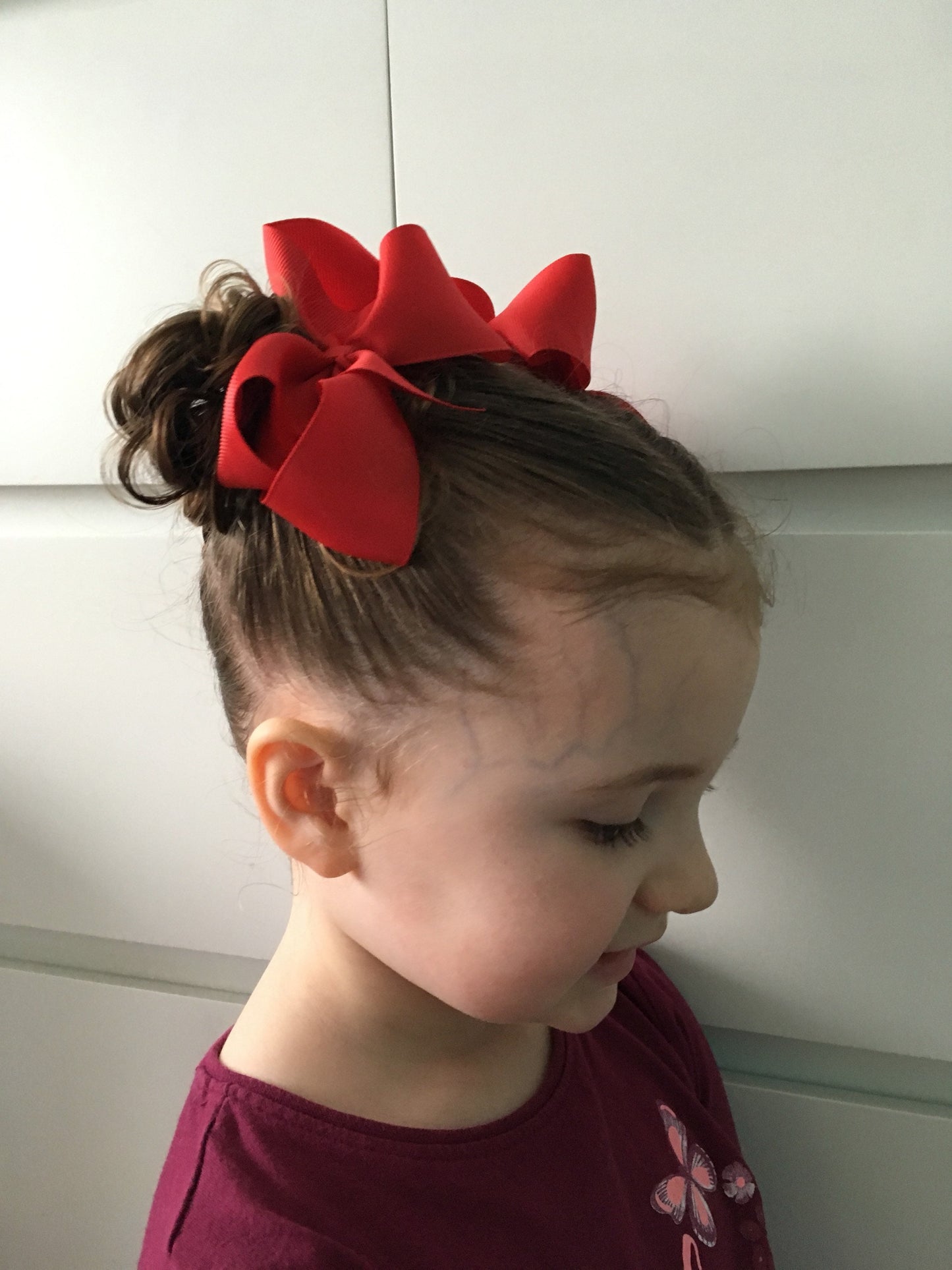 4.5 inch Black bowtique bow
