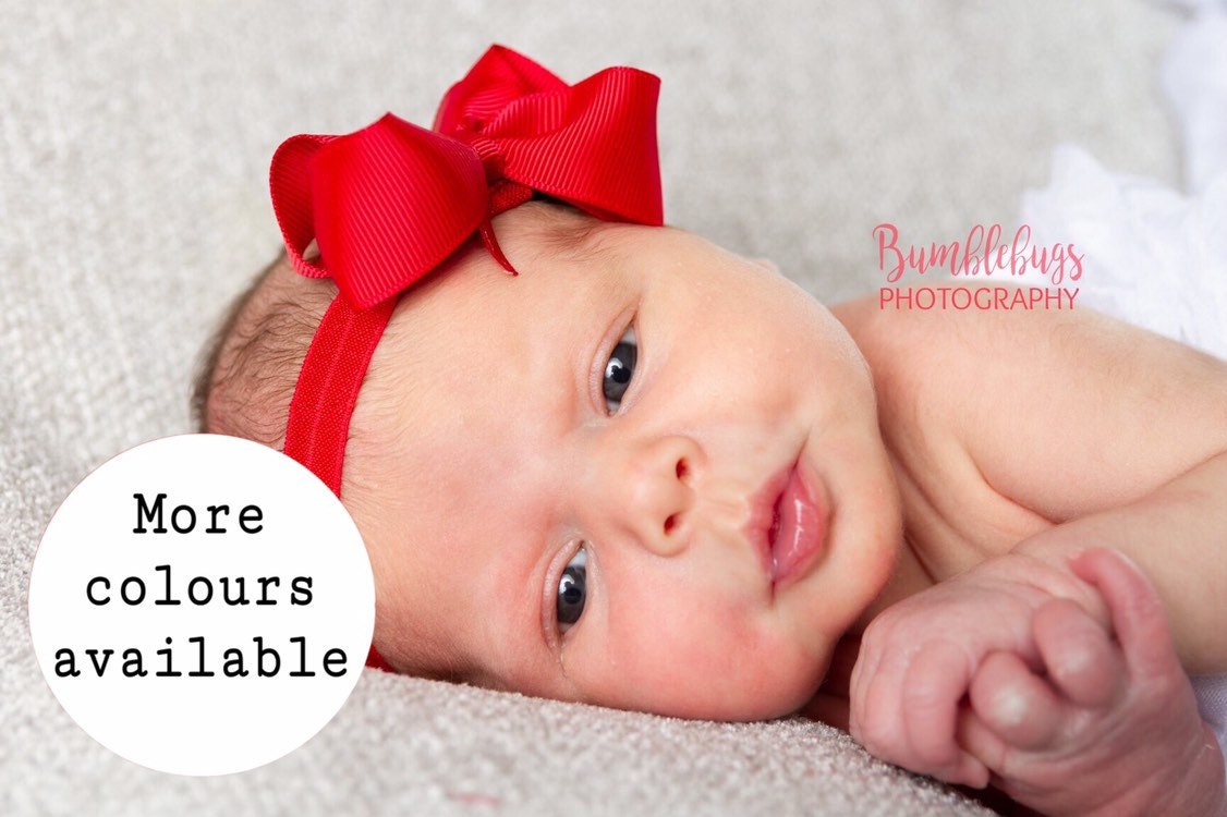 ALL COLOURS 3 inch Bowtique bow Baby headband