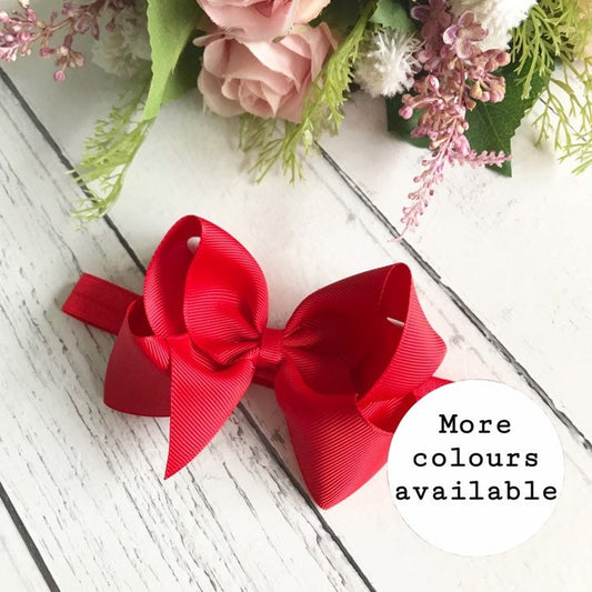 ALL COLOURS 4.5 inch Bowtique Bow baby headband
