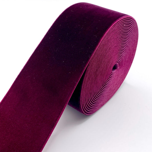 50mm Wine velvet ribbon