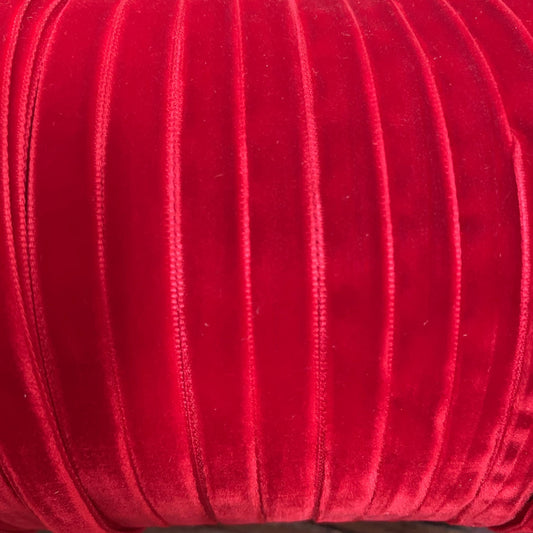 10mm red velvet ribbon