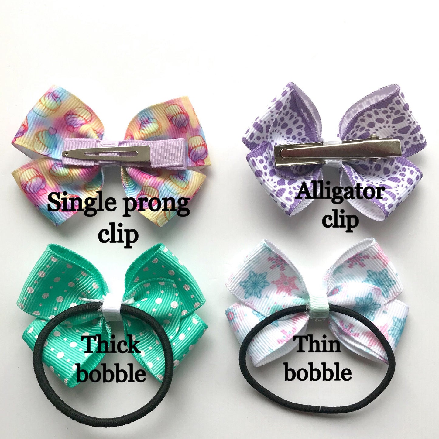 ALL COLOURS 3 inch classic bows