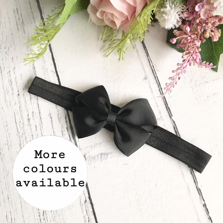 ALL COLOURS 2.5 inch Tux baby headband