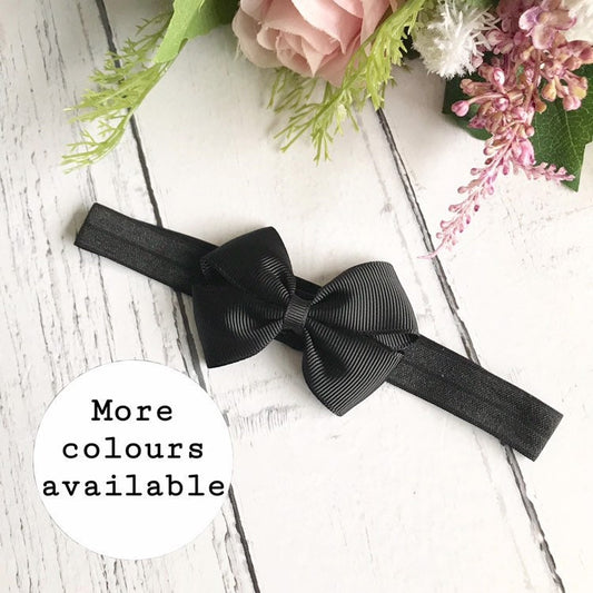 ALL COLOURS 2.5 inch Tux baby headband