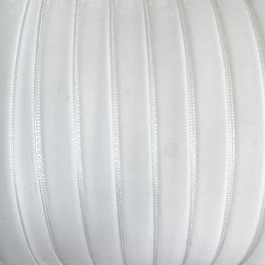 10mm white velvet ribbon