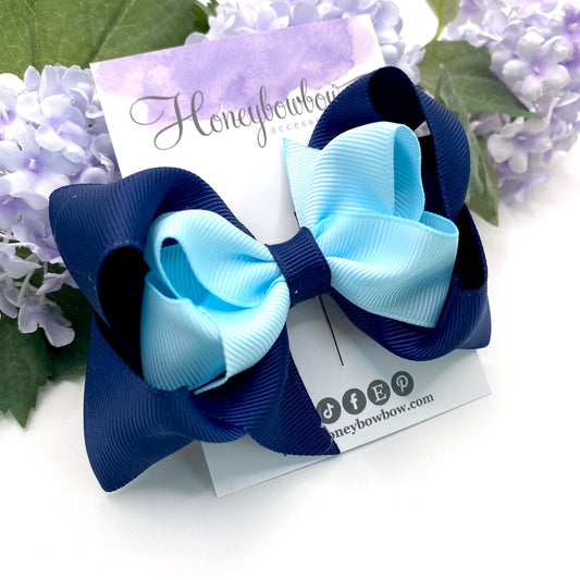 CUSTOM COLOURS double bowtique bow BOBBLES