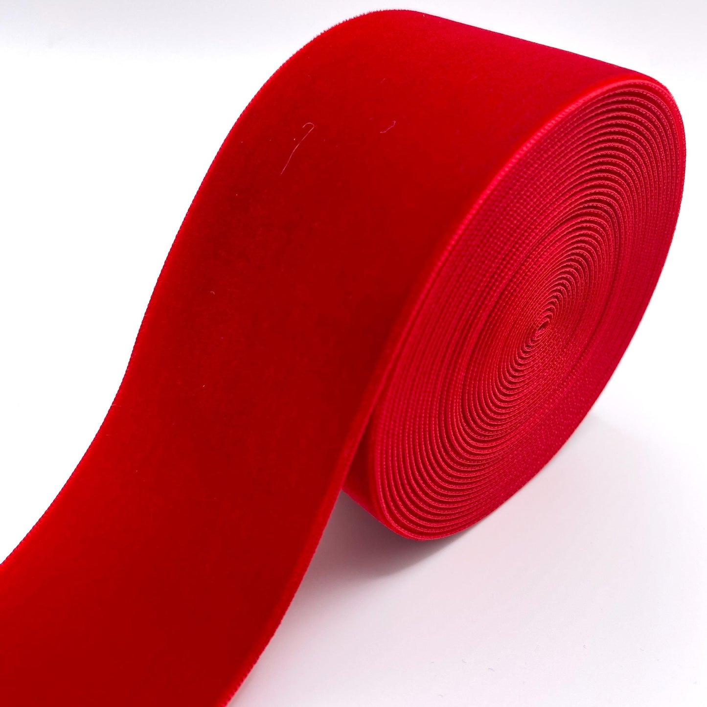 50mm Red velvet ribbon