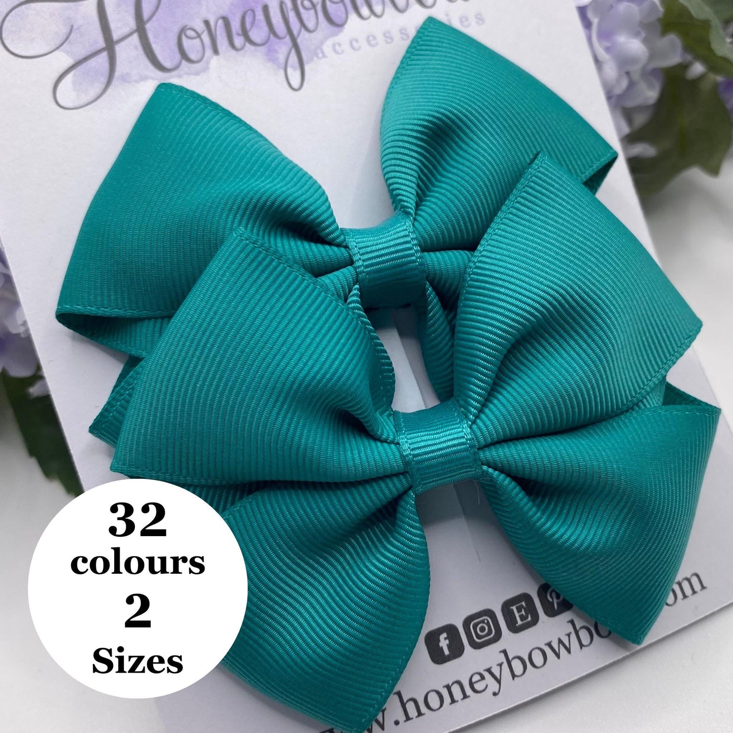 ALL COLOURS 3.5 inch Tux bows