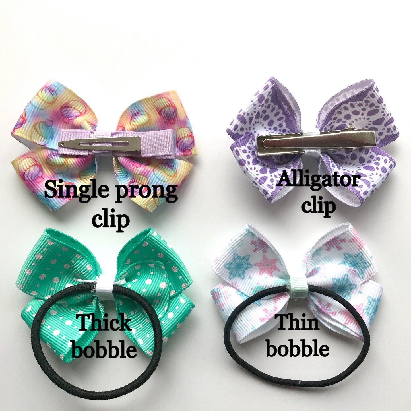 ALL COLOURS 2.5 inch Tux bows