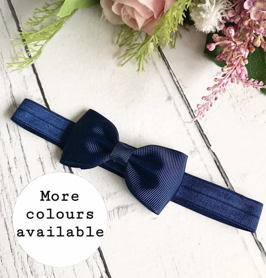 ALL COLOURS 3 inch classic bow baby headband