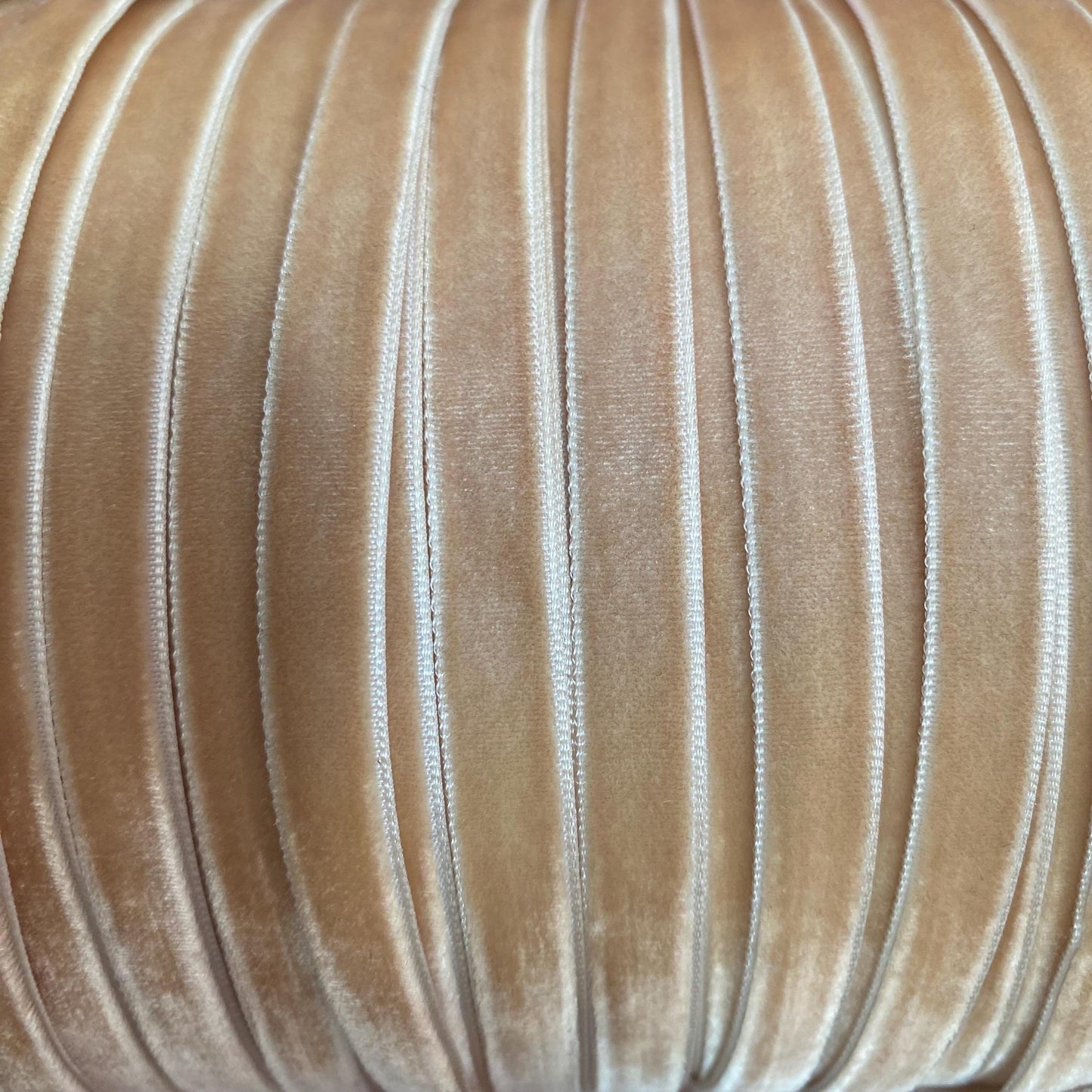 10mm pale gold velvet ribbon