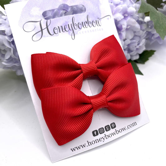 3 inch Red classic bows