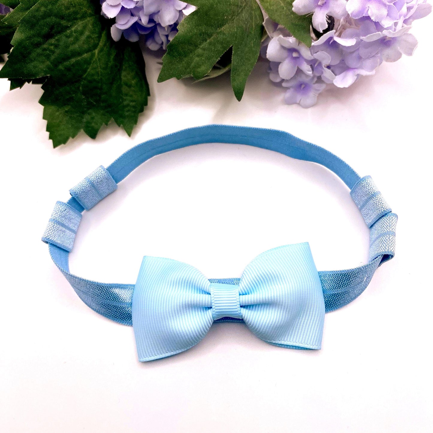 GIRLS Cochlear implant head band with 3 inch classic bow