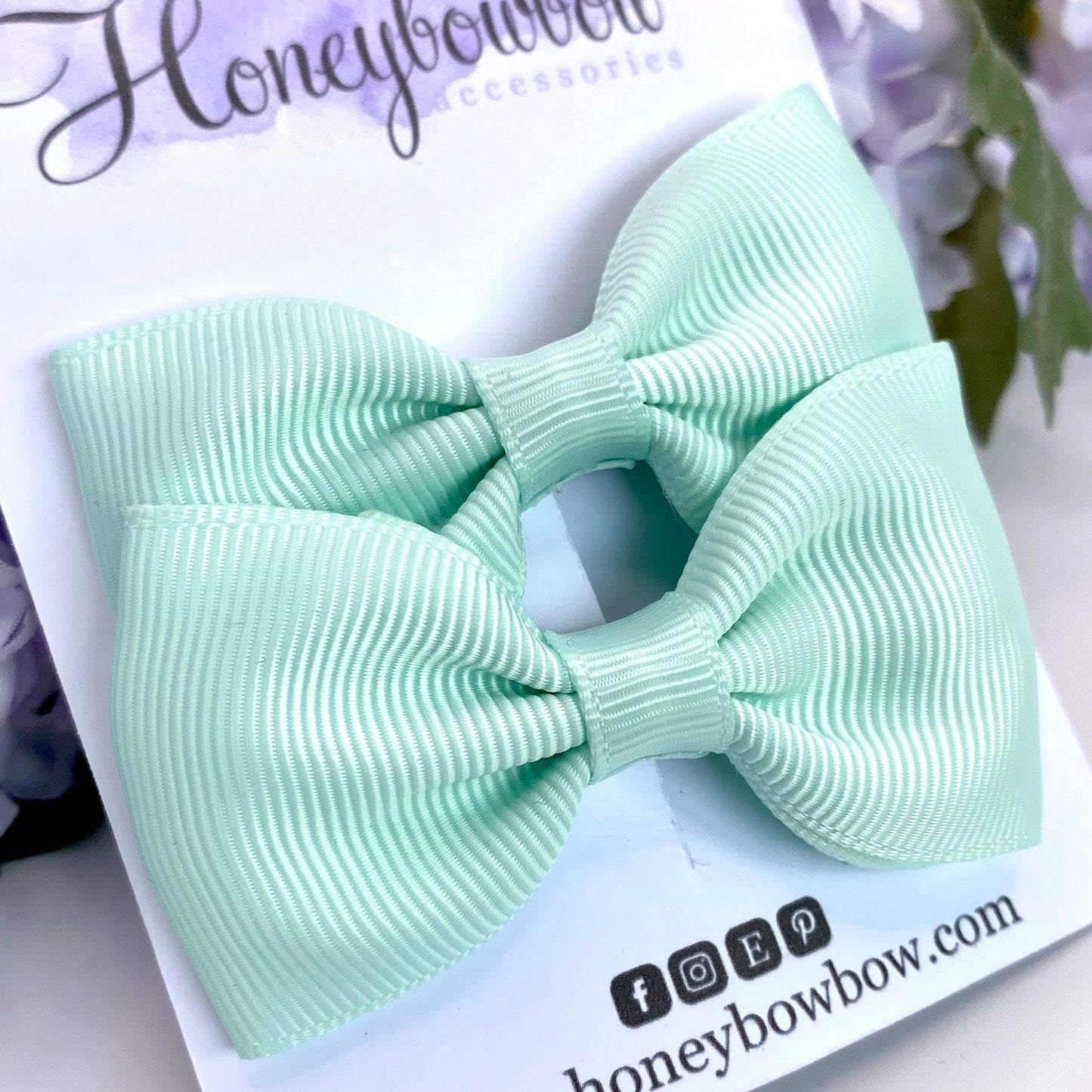 2.5 inch Crystalline tux bows