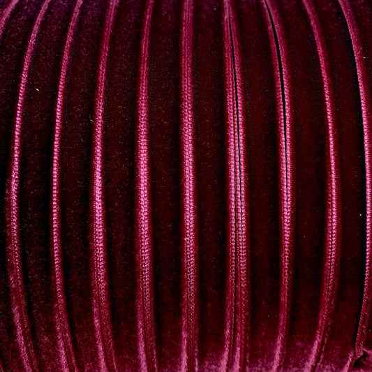10mm scarlet velvet ribbon