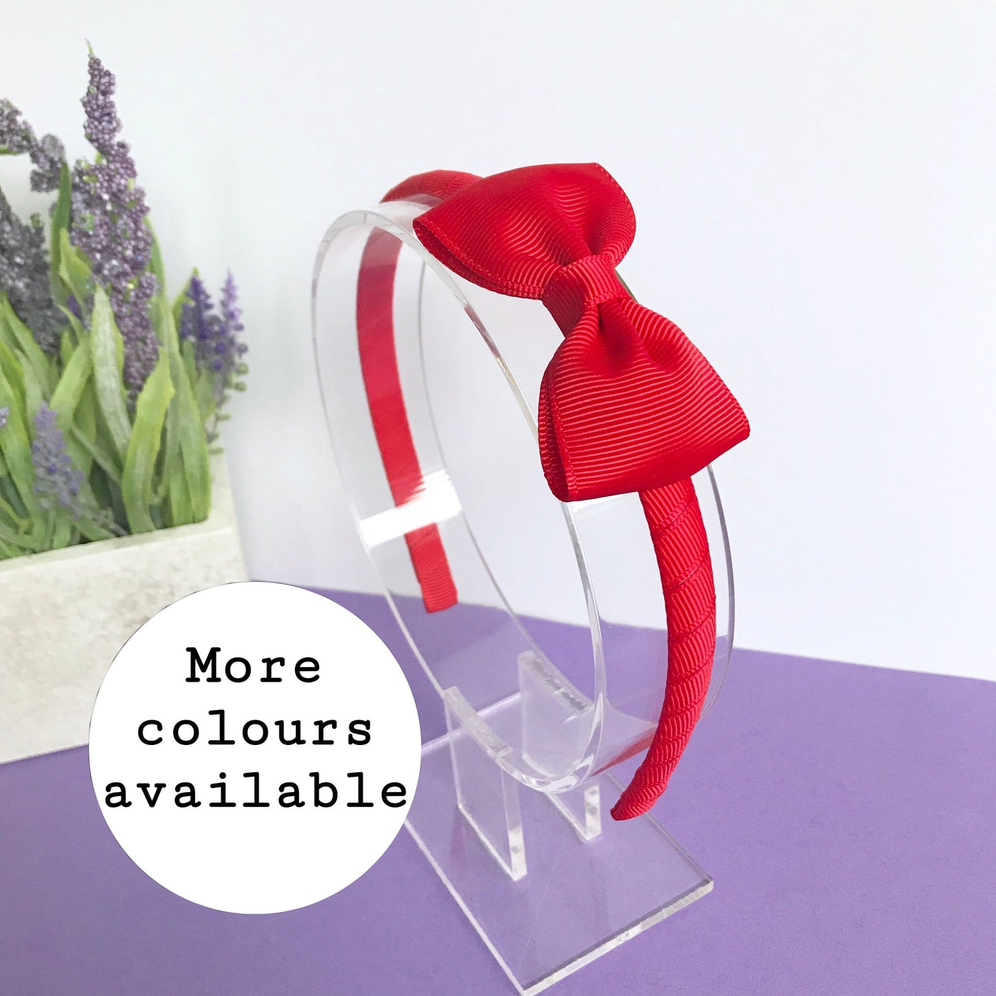 ALL COLOURS 3 inch classic bow headband