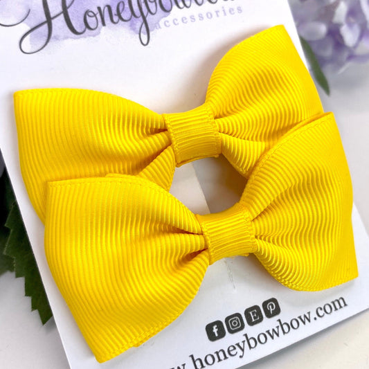 3 inch daffodil classic bows