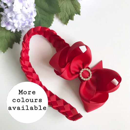 ALL COLOURS Bun wrap with 4.5 inch bowtique bow